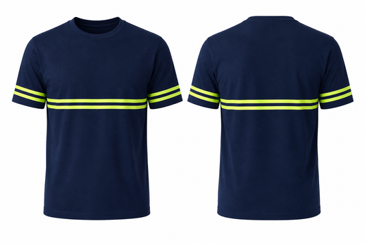 Camiseta manga corta con reflectivo personalizada