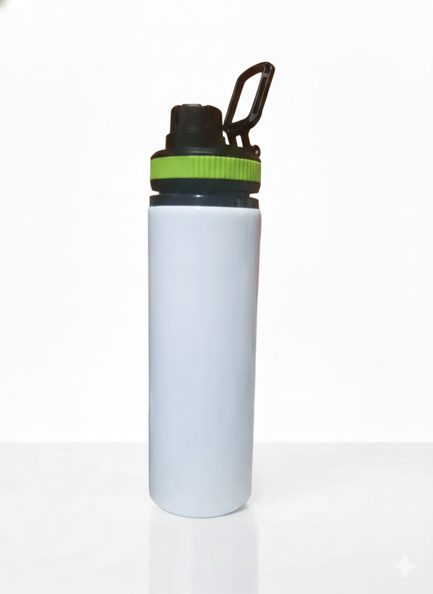 Botella deportiva 750 ml con aro de color personalizada