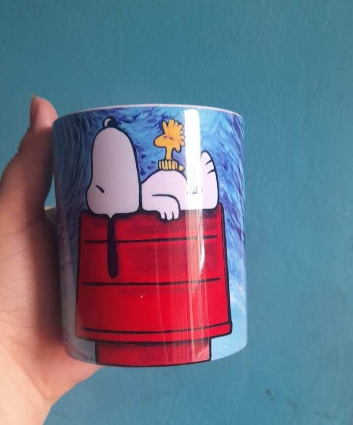 Taza Snoopy Van Gogh
