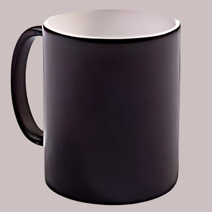Taza Mágica Negra Mate Sublimable 11 Oz. – Color Make™