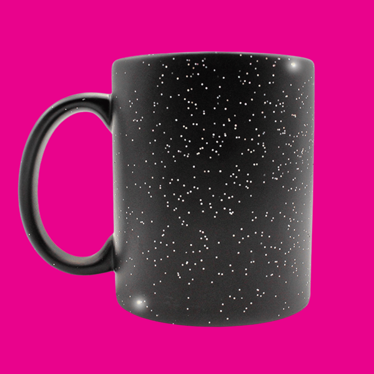Taza Mágica Glitter Negra personalizada 11 Oz. – Color Make™