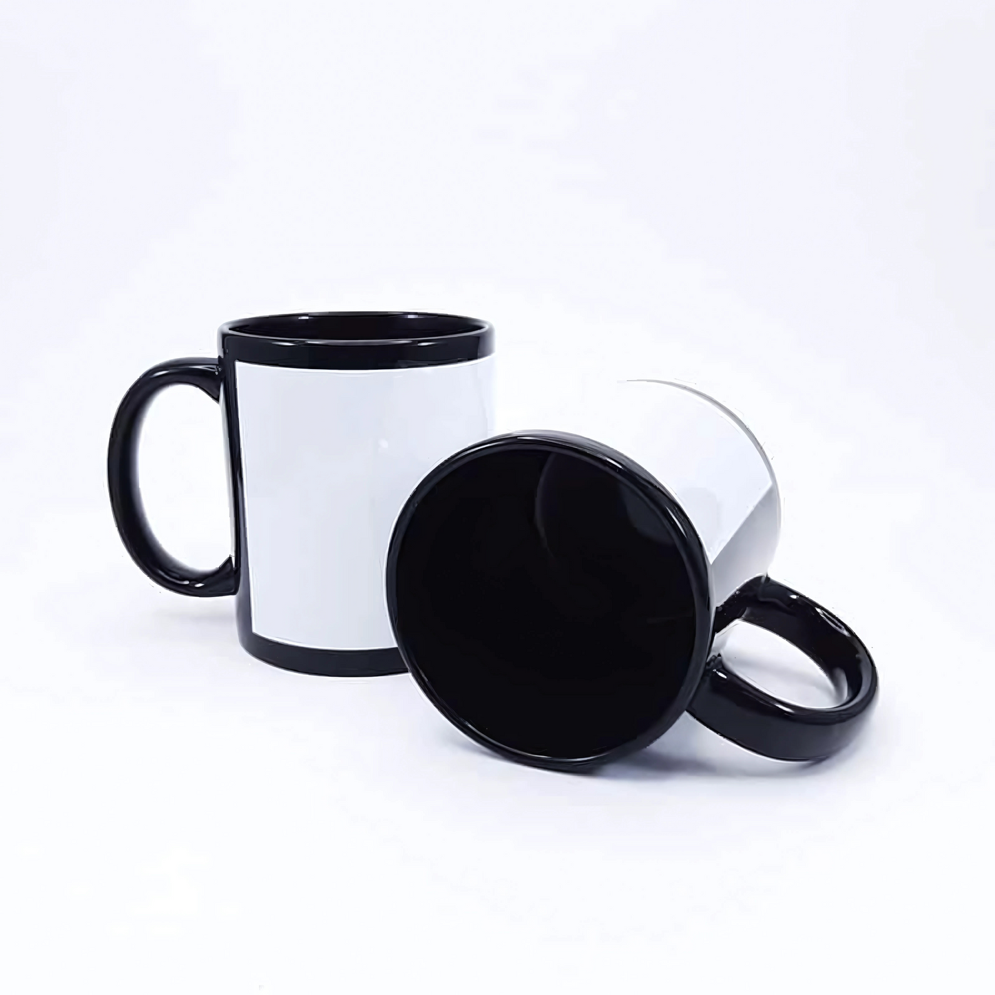 Taza Negra con Ventana Blanca Sublimable 11 Oz. – Color Make™